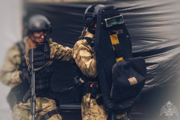 Спецподразделения Росгвардии в Воронеже приняли участие в межведомственном антитеррористическом учении