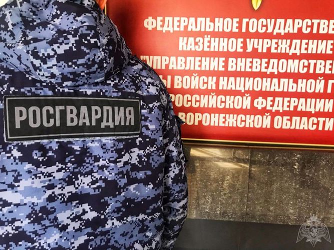 В г. Воронеже росгвардейцы оказали помощь пострадавшему в ДТП