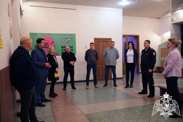 Росгвардейцы приняли участие в практической тренировке по антитеррористической защищённости культурных объектов Воронежской области