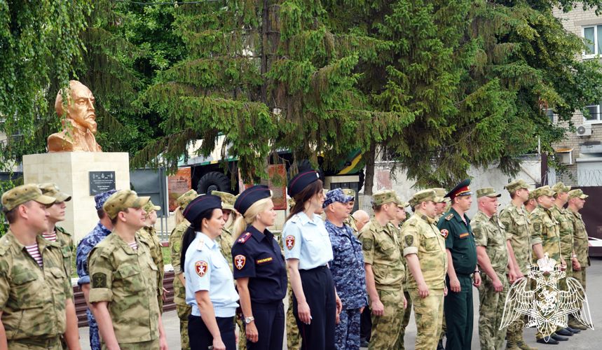 В день Памяти и Скорби в Управлении Росгвардии по Воронежской области прошла Всероссийская минута молчания