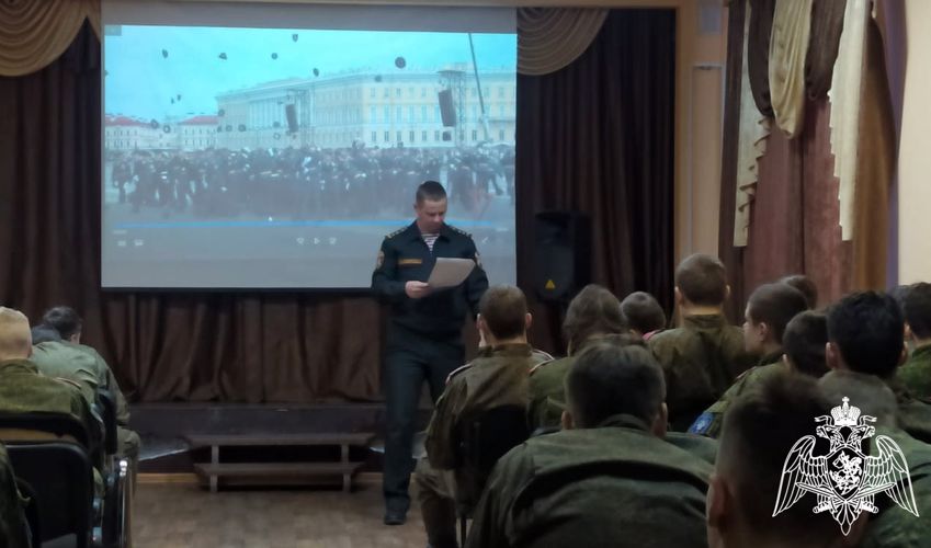Патриотические мероприятия для воспитанников кадетского корпуса в Воронеже провели военнослужащие Росгвардии