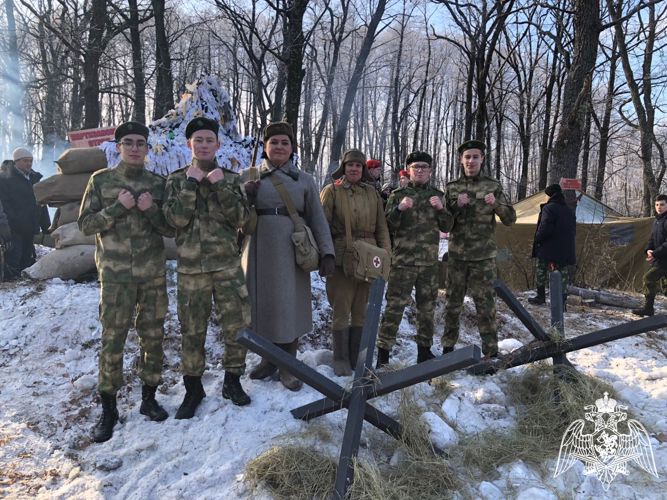 «Гвардейская смена» приняла участие в реконструкции событий 1943 года в Новой Усмани