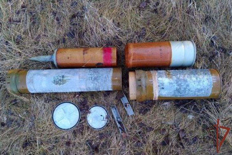 БОЛЕЕ 130 ТАНКОВЫХ СНАРЯДОВ ОБНАРУЖИЛИ РОСГВАРДЕЙЦЫ В ХЕРСОНСКОЙ ОБЛАСТИ