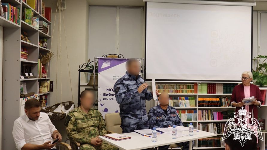 Воронежские росгвардейцы проводят мероприятия в рамках всероссийской акции «Вместе против террора»