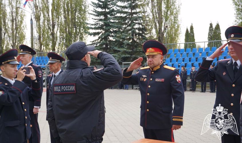 Дмитрий Астафьев принял участие в торжественной церемонии, посвященной принятию Присяги курсантами Воронежского института МВД России 