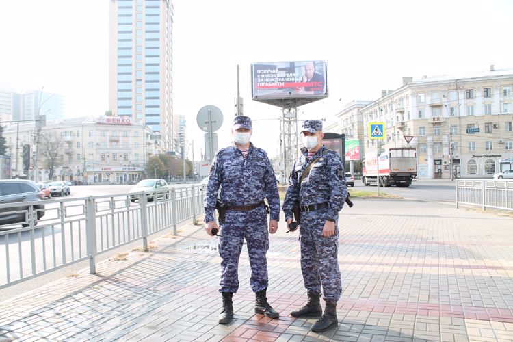 Воронежские росгвардейцы задержали дебошира