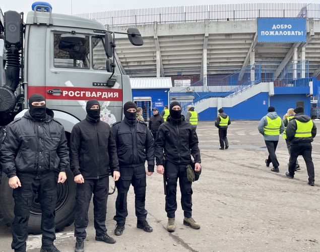 РОСГВАРДИЯ ОБЕСПЕЧИЛА БЕЗОПАСНОСТЬ ФУТБОЛЬНОГО МАТЧА «ФАКЕЛ» - «ЦСКА» В ВОРОНЕЖЕ