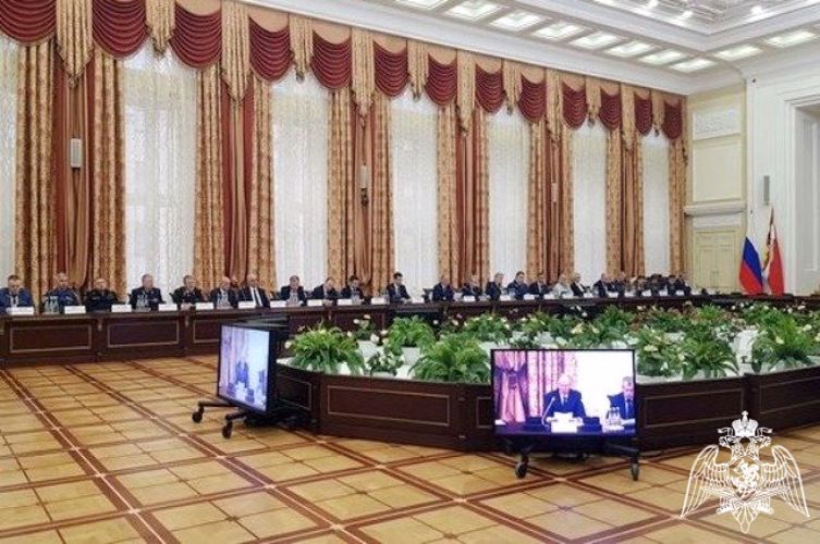 Начальник Управления Росгвардии по Воронежской области генерал – майор полиции Дмитрий Астафьев принял участие в выездном совещании Секретаря Совета Безопасности Российской Федерации