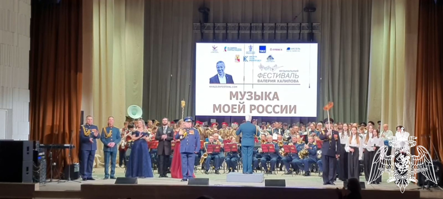 В Воронеже военный оркестр Росгвардии принял участие в музыкальном фестивале