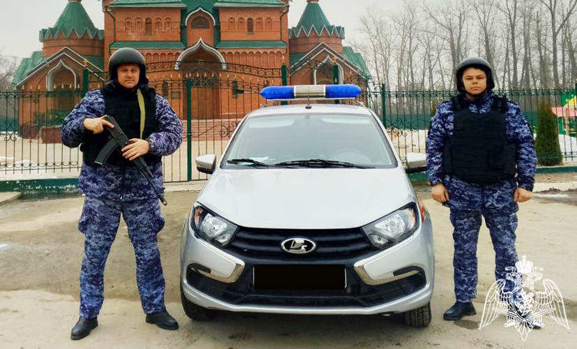 В Воронежской области сотрудники Росгвардии по горячим следам задержали вооруженного гражданина