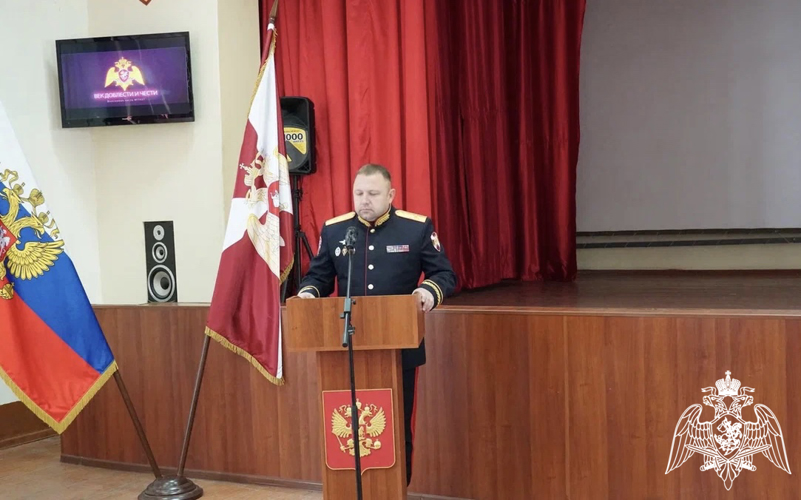Ветеранов Воронежского полка Росгвардии поздравили со 105-й годовщиной со дня образования 
