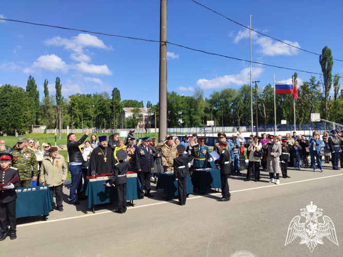 Офицеры Росгвардии в Воронеже приняли участие в торжественной церемонии посвящения в кадеты и принятия ритуала торжественного обещания