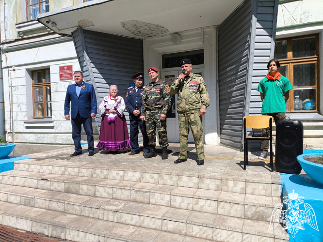 Ветеран Росгвардии стал почетным гостем традиционного фестиваля казачьей культуры «Воронежские Шермиции»