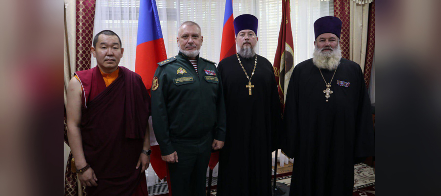 ГЕНЕРАЛ-ПОЛКОВНИК АЛЕКСЕЙ ВОРОБЬЕВ ПРОВЕЛ СОВЕЩАНИЕ С ДУХОВЕНСТВОМ