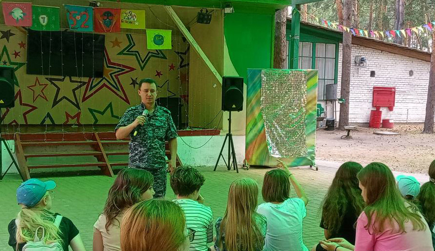 «Каникулы с Росгвардией» прошли в детском патриотическом лагере  «Дружба» в Воронежской области
