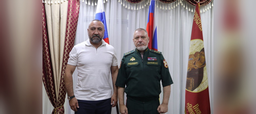 ГЕНЕРАЛ-ПОЛКОВНИК АЛЕКСЕЙ ВОРОБЬЕВ ВСТРЕТИЛСЯ C ОЛИМПИЙСКИМ ЧЕМПИОНОМ ПО БОКСУ АЛЕКСАНДРОМ ЛЕБЗЯКОМ