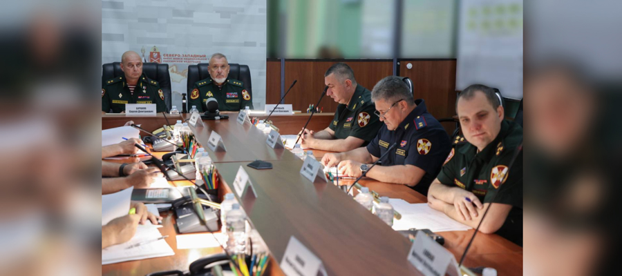 ЗАМЕСТИТЕЛЬ ДИРЕКТОРА РОСГВАРДИИ ГЕНЕРАЛ-ПОЛКОВНИК АЛЕКСЕЙ ВОРОБЬЁВ ПРОВЕЛ СОВЕЩАНИЕ ПО РЕАЛИЗАЦИИ ИЗБИРАТЕЛЬНЫХ ПРАВ РОСГВАРДЕЙЦЕВ И ГОТОВНОСТИ СЗО РОСГВАРДИИ К ОБЕСПЕЧЕНИЮ БЕЗОПАСНОСТИ ЕДИНОГО ДНЯ ГОЛОСОВАНИЯЗАМЕСТИТЕЛЬ ДИРЕКТОРА РОСГВАРДИИ ГЕНЕРАЛ-ПОЛКОВНИК АЛЕКСЕЙ ВОРОБЬЁВ ПРОВЕЛ СОВЕЩАНИЕ ПО РЕАЛИЗАЦИИ ИЗБИРАТЕЛЬНЫХ ПРАВ РОСГВАРДЕЙЦЕВ И ГОТОВНОСТИ СЗО РОСГВАРДИИ К ОБЕСПЕЧЕНИЮ БЕЗОПАСНОСТИ ЕДИНОГО ДНЯ ГОЛОСОВАНИЯ