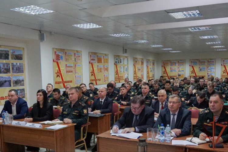 ПРЕДСТАВИТЕЛИ РОСГВАРДИИ ПРИНЯЛИ УЧАСТИЕ В КОНФЕРЕНЦИИ, ПОСВЯЩЁННОЙ ВОЕННО-ПОЛИТИЧЕСКОЙ РАБОТЕ В УСЛОВИЯХ СВО
