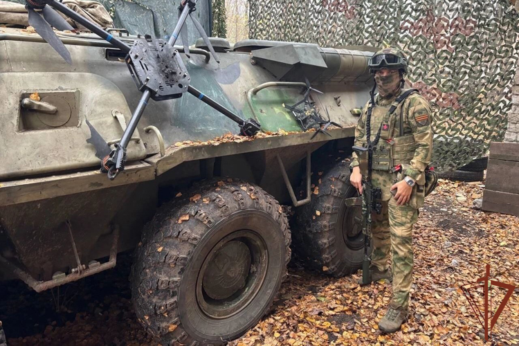 РОСГВАРДЕЙЦЫ СБИЛИ ВРАЖЕСКИЙ БЕСПИЛОТНИК «БАБА-ЯГА» И FPV-ДРОН КАМИКАДЗЕ В БЕЛГОРОДСКОЙ ОБЛАСТИ