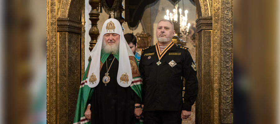 ГЕНЕРАЛ-ПОЛКОВНИК АЛЕКСЕЙ ВОРОБЬЕВ НАГРАЖДЕН ОРДЕНОМ РУССКОЙ ПРАВОСЛАВНОЙ ЦЕРКВИ 