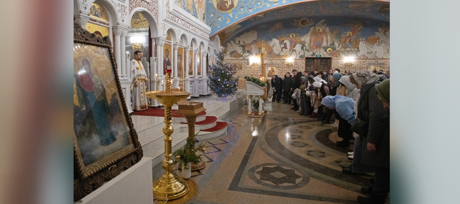 В ГЛАВНОМ ХРАМЕ РОСГВАРДИИ СОСТОЯЛОСЬ РОЖДЕСТВЕНСКОЕ БОГОСЛУЖЕНИЕ