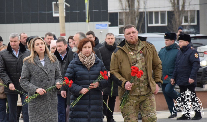 Представители Росгвардии в Новой Усмани  приняли участие в мероприятиях в честь годовщины освобождения Воронежа