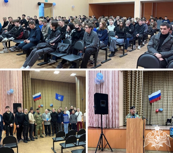 Росгвардия проводит цикл профориентационных и патриотических мероприятий в Воронежской области