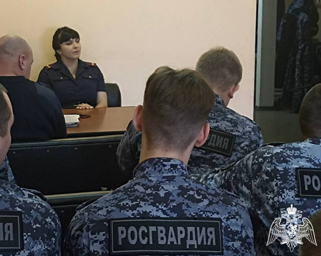 В региональных подразделениях Росгвардии состоялись занятия с представителями Следственного Управления СК РФ по Воронежской области