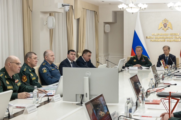 Директор Росгвардии Герой России генерал армии Виктор Золотов провел расширенное заседание коллегии по итогам работы ведомства (видео)