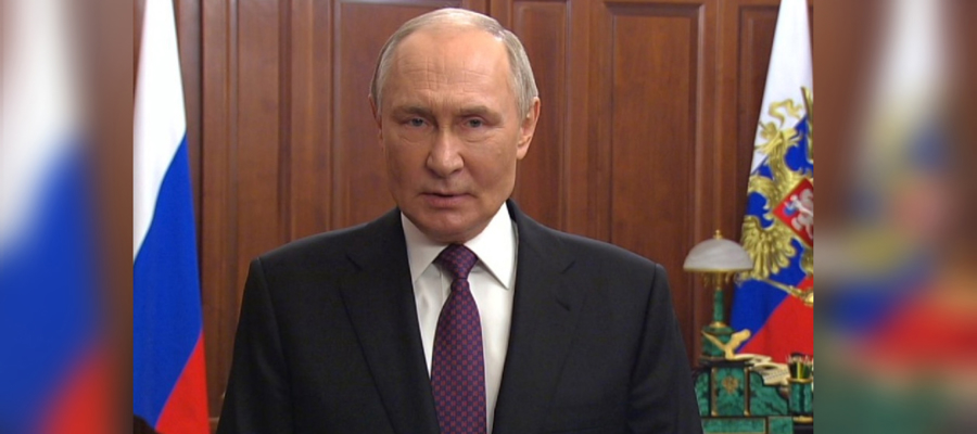 ПРЕЗИДЕНТ РОССИИ ВЛАДИМИР ПУТИН ПОЗДРАВИЛ РОСГВАРДЕЙЦЕВ С ДНЁМ ВОЙСК НАЦИОНАЛЬНОЙ ГВАРДИИ 