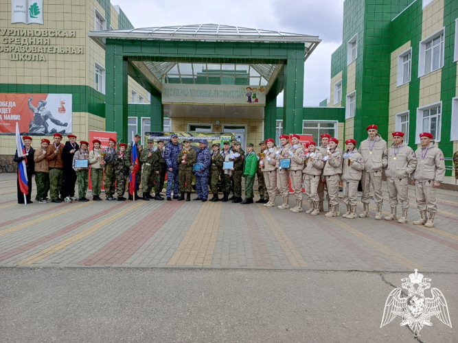 Росгвардейцы в Воронежской области оценили команды  в муниципальном этапе Всероссийской военно-спортивной игры «Зарница 2.0»