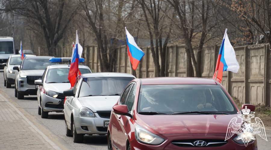 В Воронеже прошёл автопробег Росгвардии  «Наследники Победы в строю» 