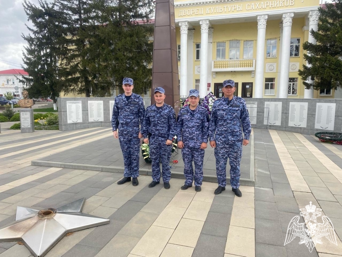 Сотрудники Росгвардии приняли участие в акции «Вахта памяти» в честь Победы в Великой Отечественной войне