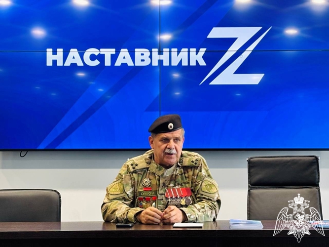 Ветеран Росгвардии Александр Воронцов провел встречу с Воронежскими студентами 