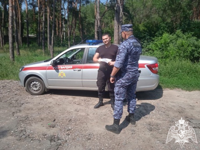 В ВОРОНЕЖСКОЙ ОБЛАСТИ РОСГВАРДИЯ НАПОМИНАЕТ О ПРАВИЛАХ БЕЗОПАСНОСТИ В ПОЖАРООПАСНОМ ПЕРИОДЕ