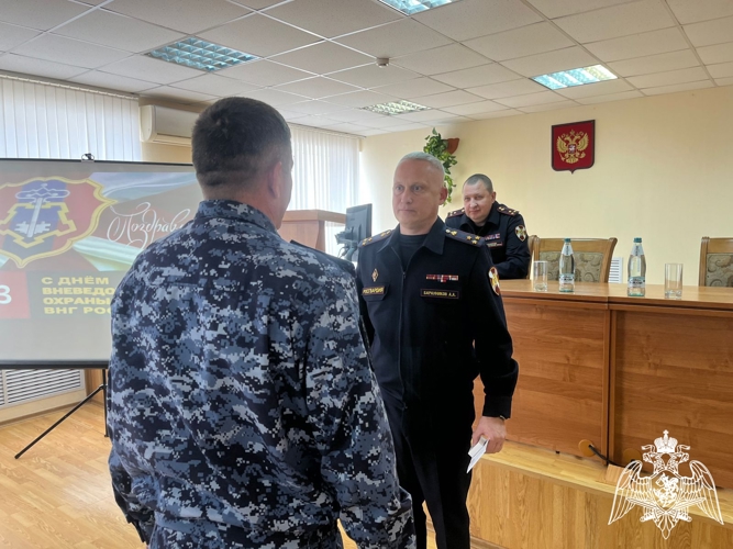 Лучших специалистов вневедомственной охраны наградили в Воронеже 