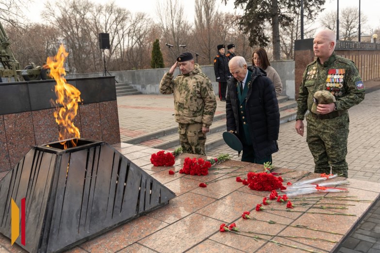 В Воронеже заместитель командира ОМОН «Центр» стал почетным гостем заключительного этапа Всероссийской акции «Марш Знамени Победы»