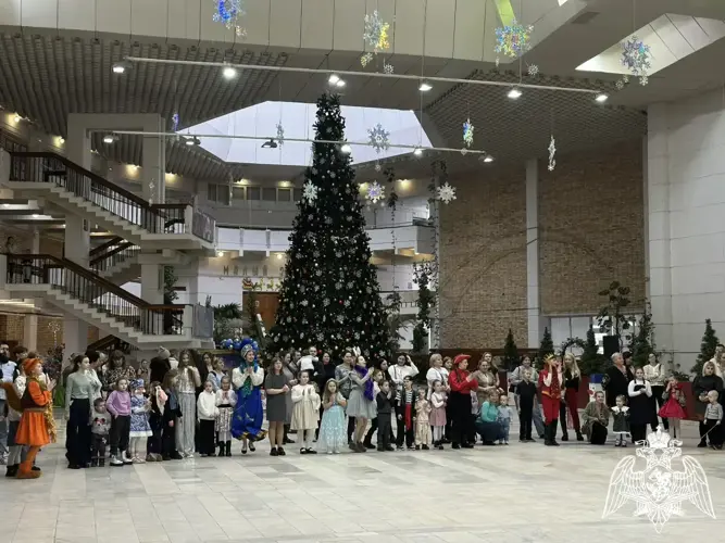 В Воронеже прошел новогодний утренник для детей сотрудников и военнослужащих Росгвардии