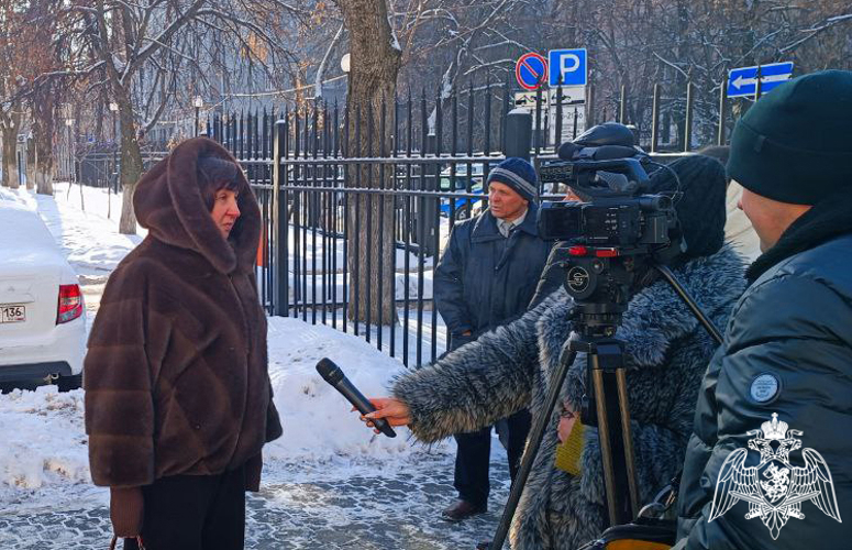 В Воронеже представители Росгвардии приняли участие в торжественном открытии Доски памяти Героев России