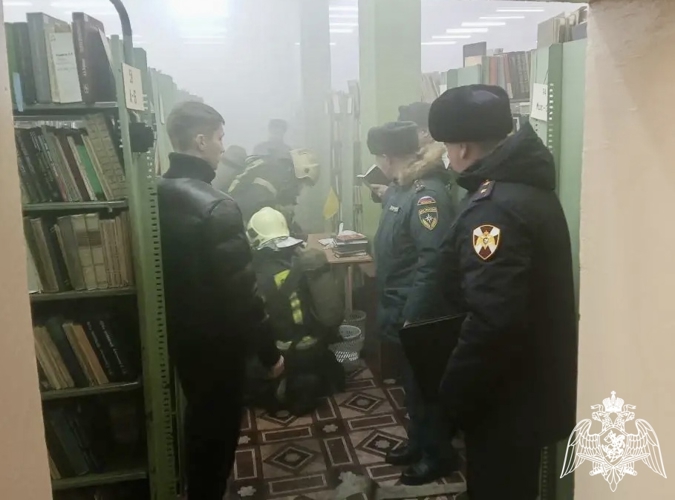 Росгвардия приняла участие в работе штаба в пожарно-тактическом учении в Воронеже