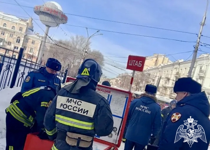 Росгвардия приняла участие в работе штаба в пожарно-тактическом учении в Воронеже