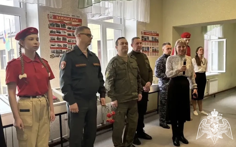 «ПАРТУ ГЕРОЯ» ПАМЯТИ ПОГИБШЕГО росгвардейца ОТКРЫЛИ В Воронежской ОБЛАСТИ