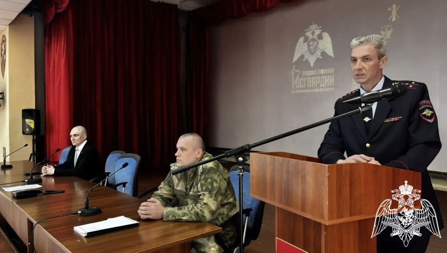 В Управлении Росгвардии по Воронежской области прошел семинар с представителем Госавтоинспекции по пропаганде безопасности дорожного движения