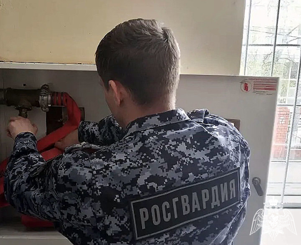 На объектах Управления Росгвардии по Воронежской области проводится подготовка к весенне-летнему пожароопасному периоду
