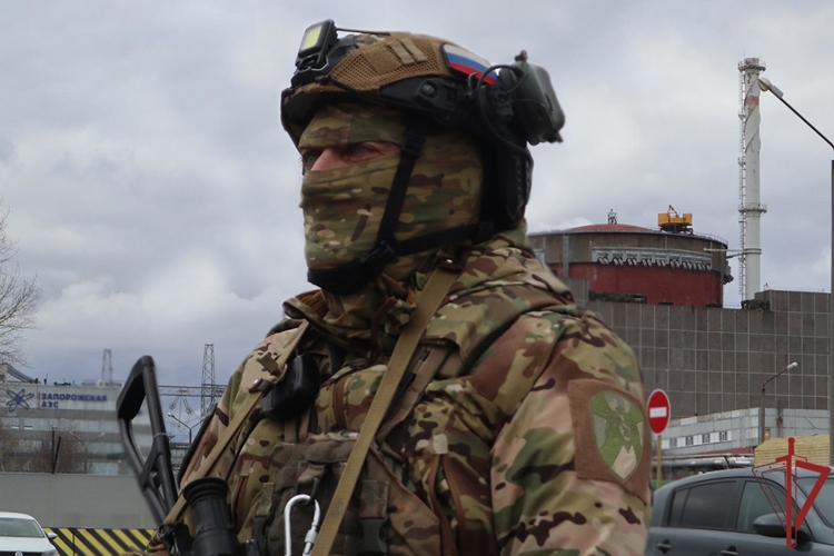 РОСГВАРДИЯ ОБЕСПЕЧИЛА БЕЗОПАСНОСТЬ 34-Й РОТАЦИИ НАБЛЮДАТЕЛЕЙ МАГАТЭ НА ЗАПОРОЖСКОЙ АЭС