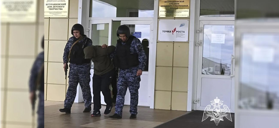 Сотрудники вневедомственной охраны Росгвардии в Воронеже приняли участие во Всероссийских учениях по антитеррористической защищенности объектов образования 