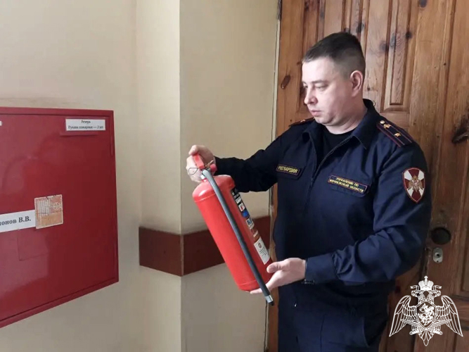 На объектах Управления Росгвардии по Воронежской области проводится подготовка к весенне-летнему пожароопасному периоду