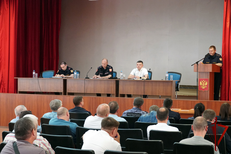 В Управлении Росгвардии по Воронежской области состоялось заседание Координационного совета по взаимодействию с частными охранными организациями