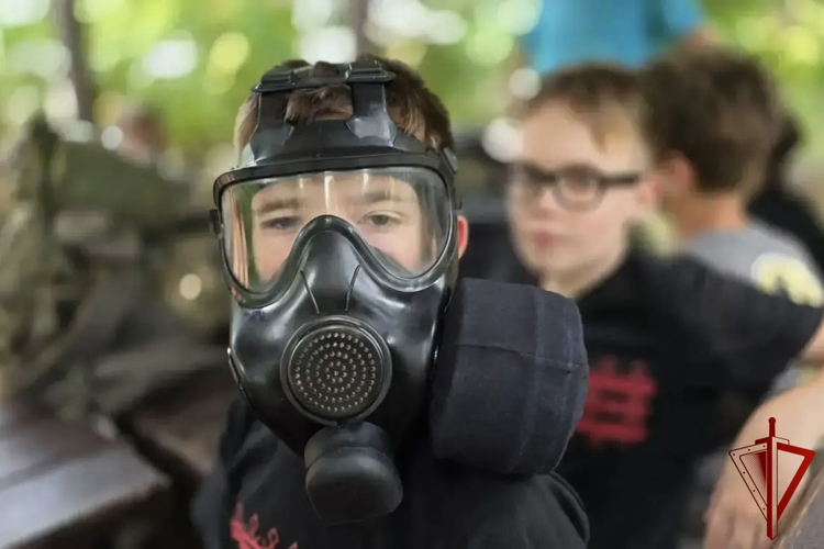 «Каникулы с Росгвардией» провели росгвардейцы в Воронежском лагере «Лесная сказка»