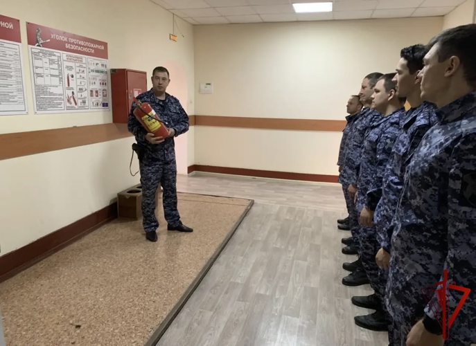   На объектах Управления Росгвардии по Воронежской области проводится подготовка к осенне-зимнему пожароопасному периоду